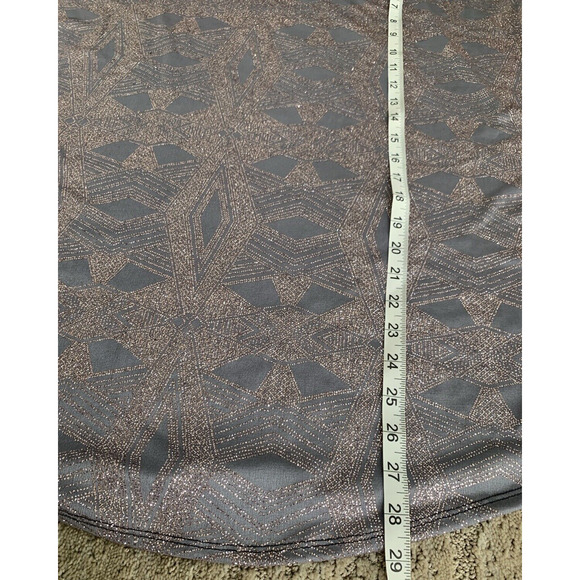 Star Vixen Gold Sparkle Blouse Womens Plus Size 2X BlackBack Pullover Dressy Top - Picture 9 of 9